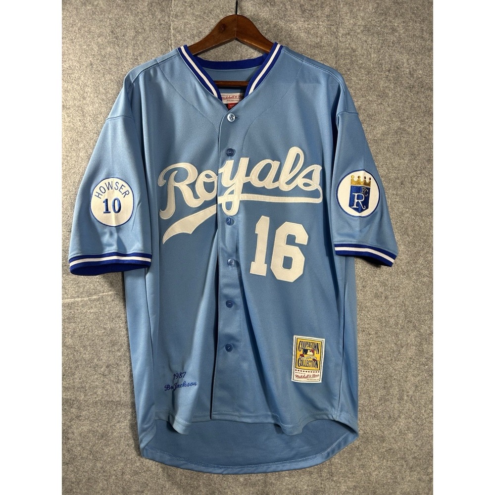 Mitchell & Ness Kansas City Royals Bo Jackson Jersey Sz. Large 1987 Throwback